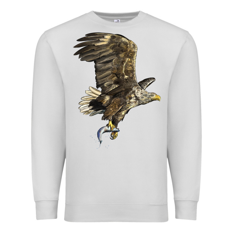 American White Sea Eagle Premium Sweatshirt by LillyAllenDesigns | Teevron