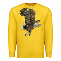 Lemon American White Sea Eagle Premium Sweatshirt - LillyAllenDesigns
