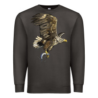 Smoke American White Sea Eagle Premium Sweatshirt - LillyAllenDesigns