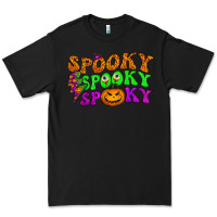 Black spooky with lightning bolt Premium Tee - BundleAndBundleShop