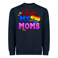 Navy I love my moms Heavyweight Sweatshirt - FaDigitalArtStudio