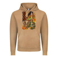 Vintage Camel Love Fall with afro woman Vintage Hoodie - NancyCooperArtShop