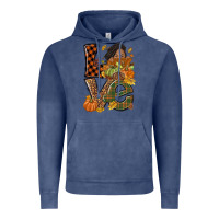 Vintage Denim Love Fall with afro woman Vintage Hoodie - NancyCooperArtShop