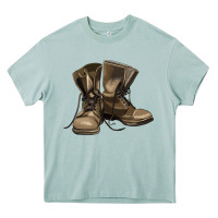 Arona soldier veteran boots Heavy Core Tee - MaliasSmallBusiness