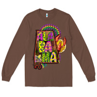 Chestnut mardi gras alabama map Long Sleeve Tee - CowGirlArtShop