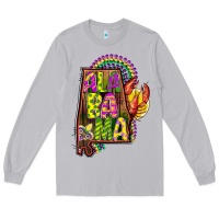 Moon Dust mardi gras alabama map Long Sleeve Tee - CowGirlArtShop