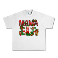 Lunar Rock Christmas Mama Elf Urban Heavy Tee - NancyCooperArtShop
