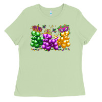 Matcha mardi gras bead dogs Ladies Tee - LillyAllenDesigns