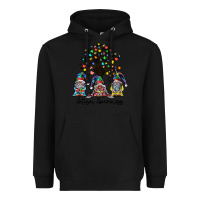 Black autism awarenes Heavyweight Hoodie - SublimationCraftShop
