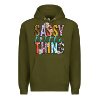 Army Green sassy little thing Premium Hoodie - RanaPortraitStore