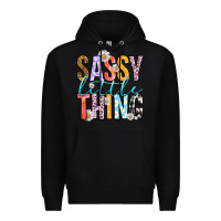 Black sassy little thing Premium Hoodie - RanaPortraitStore