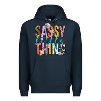 Navy sassy little thing Premium Hoodie - RanaPortraitStore