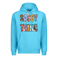 Ocean Blue sassy little thing Premium Hoodie - RanaPortraitStore