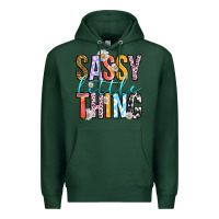 Sports Green sassy little thing Premium Hoodie - RanaPortraitStore