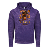 Cloud Purple have a melanin christmas afro messy bun Vintage Hoodie - texasbilliewilder