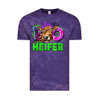 Cloud Purple Boo Heifer Cow Vintage Tee - texasbilliewilder