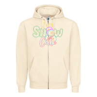 Sandshell l am snow cute Zipper Hoodie - CowhideDigitalArt