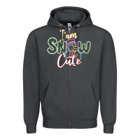 Smoke l am snow cute Zipper Hoodie - CowhideDigitalArt