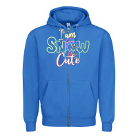 True Royal l am snow cute Zipper Hoodie - CowhideDigitalArt