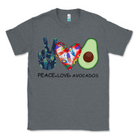 Charcoal Heather PEACE LOVE AVOCADOS Classic Tee - Bettercallsaul