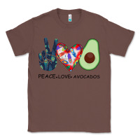 Chestnut PEACE LOVE AVOCADOS Classic Tee - Bettercallsaul