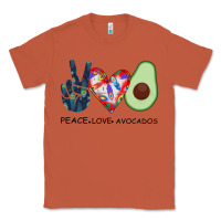 Copper PEACE LOVE AVOCADOS Classic Tee - Bettercallsaul