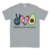 Heather Grey PEACE LOVE AVOCADOS Classic Tee - Bettercallsaul