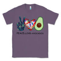 Lavender PEACE LOVE AVOCADOS Classic Tee - Bettercallsaul