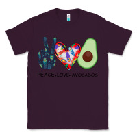 Plum PEACE LOVE AVOCADOS Classic Tee - Bettercallsaul