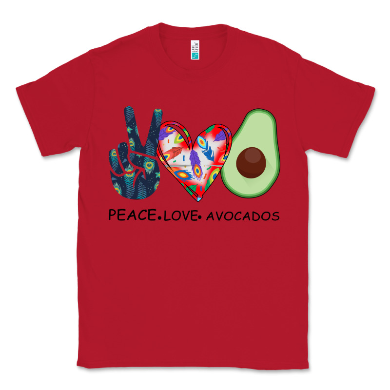 Peace Love Avocados Classic Tee by Bettercallsaul | Teevron