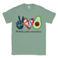 Sage PEACE LOVE AVOCADOS Classic Tee - Bettercallsaul