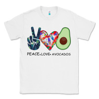 White PEACE LOVE AVOCADOS Classic Tee - Bettercallsaul