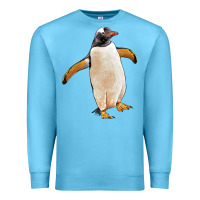 Ocean Blue penguin Premium Sweatshirt - LillyAllenDesigns