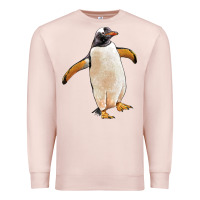 Pale Pink penguin Premium Sweatshirt - LillyAllenDesigns