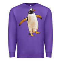 Purple penguin Premium Sweatshirt - LillyAllenDesigns