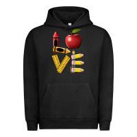 Pigment Black love teacher Urban Hoodie - BarkalooDesign