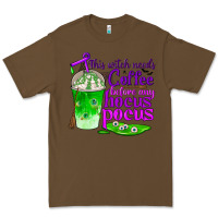 Cacao this witch needs coffee before any hocus pocus Premium Tee - BundleAndBundleShop