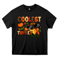 Black coolest turkey in town Heavy Core Tee - MaliasSmallBusiness