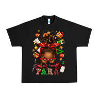 Black santa's favorite para afro messy bun Urban Heavy Tee - texasbilliewilder