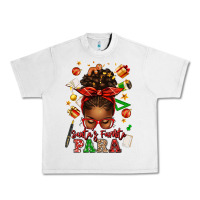 Lunar Rock santa's favorite para afro messy bun Urban Heavy Tee - texasbilliewilder