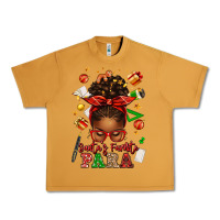 Peanut Butter santa's favorite para afro messy bun Urban Heavy Tee - texasbilliewilder