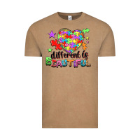 Vintage Coffee different is beautiful Vintage Tee - NancyCooperArtShop
