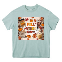 Arona fall vibes coffee Heavy Core Tee - MaliasSmallBusiness