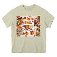 Mossy fall vibes coffee Heavy Core Tee - MaliasSmallBusiness