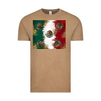 Vintage Coffee Mexican Flag Vintage Tee - RanaPortraitStore