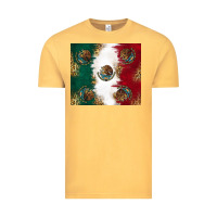 Vintage Mustard Mexican Flag Vintage Tee - RanaPortraitStore