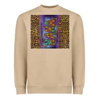 Mushroom Leopard nana Heavyweight Sweatshirt - FaDigitalArtStudio