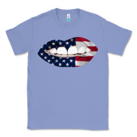 Colony Blue Lips American Flag Classic Tee - Bettercallsaul