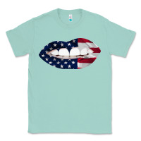 Seafoam Lips American Flag Classic Tee - Bettercallsaul