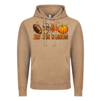 Vintage Coffee Tis' the season Vintage Hoodie - NancyCooperArtShop